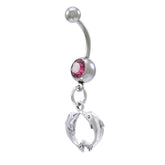 Dolphins Sterling Silver Body Jewelry BJ008 - Body Jewelrys
